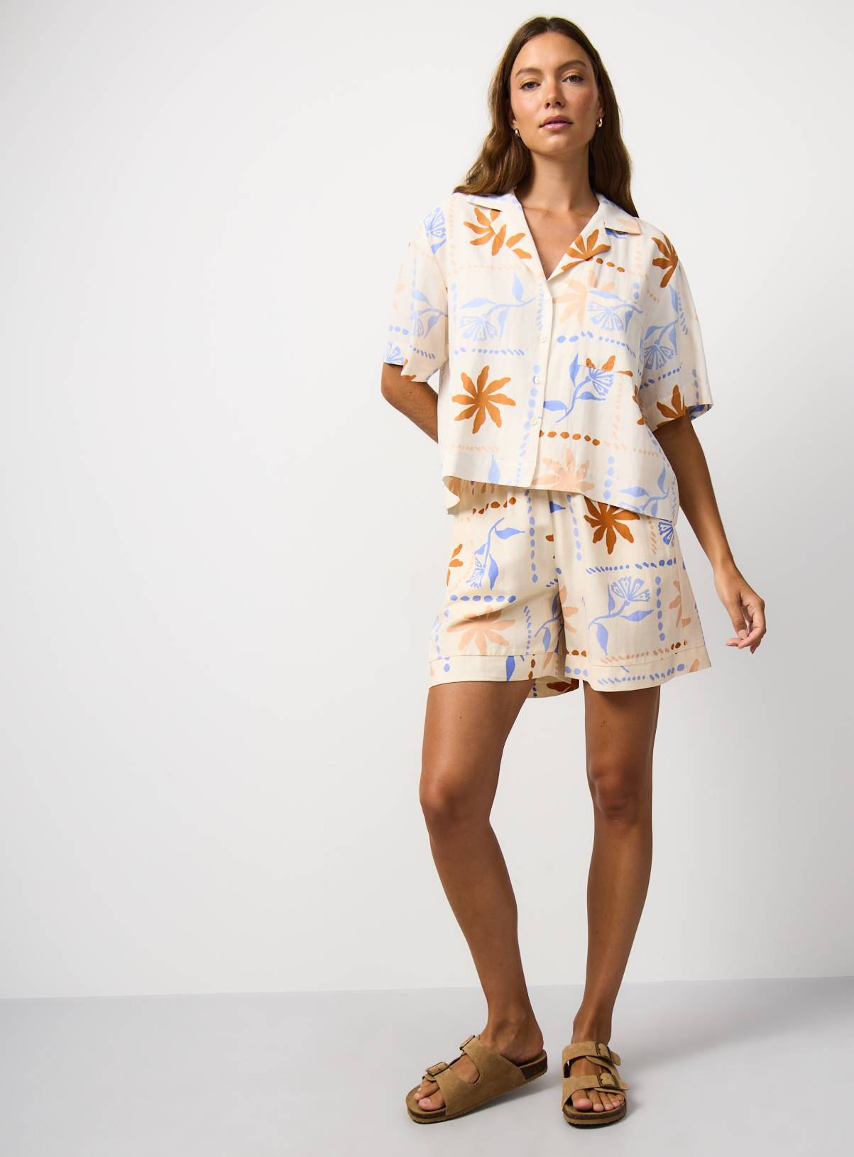 Holiday Patchwork Print Co-ord Shorts 10 - Image 2